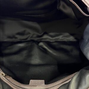 Versace Black Leather Travel Duffel Bag